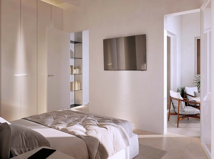 Newly built flat with parking & elevator in the Old Town - Palma-7