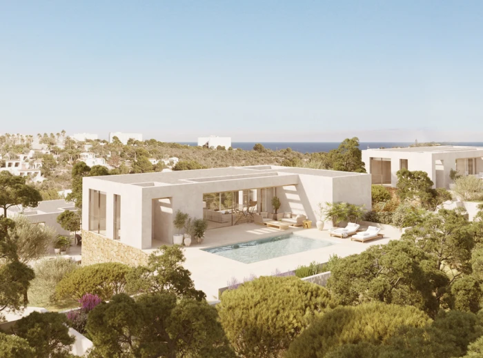 Contemporary villas near the beach-3