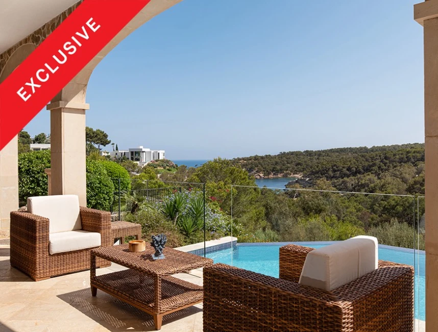 Frontline villa with panoramic green and sea views-1