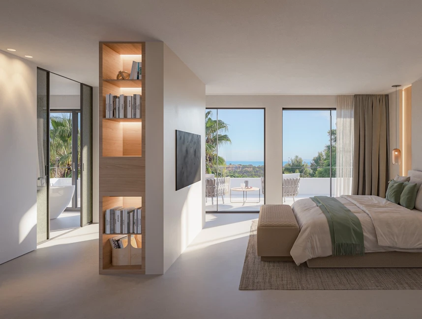 Villa de luxe avec vue sur la mer dans un quartier résidentiel exclusif-4