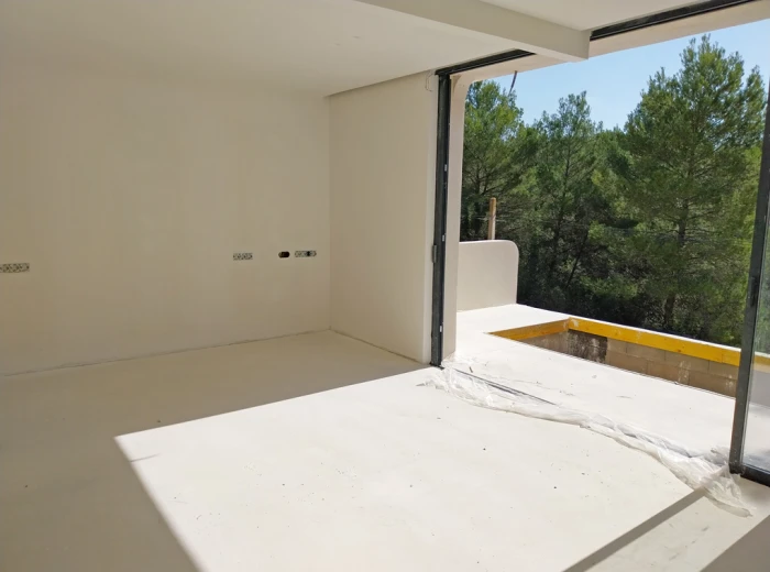 Retro-moderne villa met uitzicht in Sa Coma-7