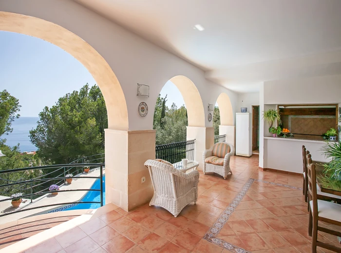 Villa met adembenemend uitzicht op zee in Santa Ponsa-9