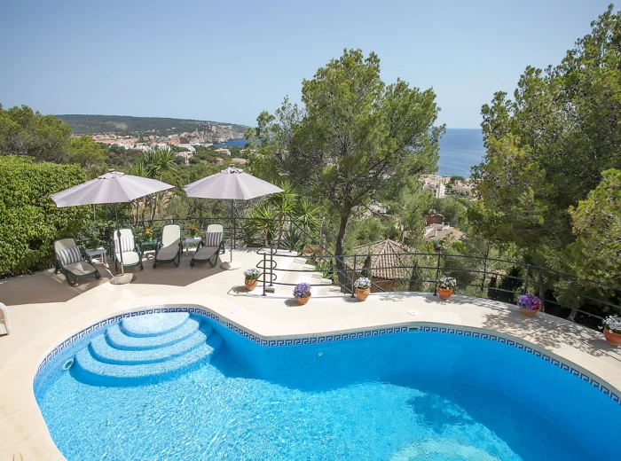 Villa met adembenemend uitzicht op zee in Santa Ponsa-8