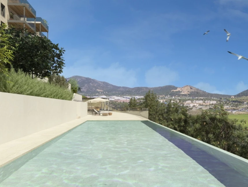 Nieuw penthouse met zeezicht en privézwembad-3