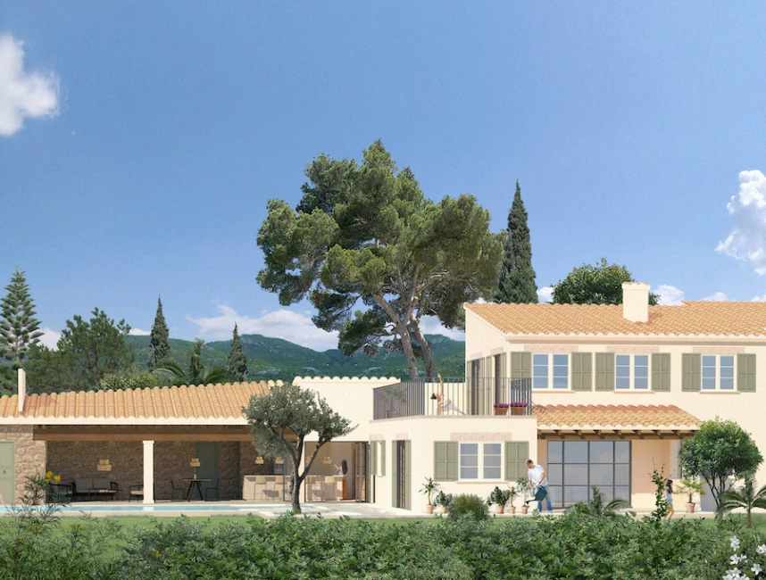 Villa design près de la plage avec vue sur la mer à Costa de los Pinos-1