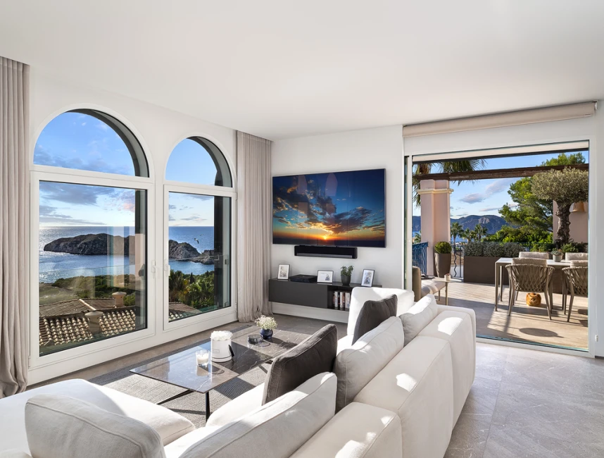 Premium penthouse with breathtaking sea views in Nova Santa Ponsa-3