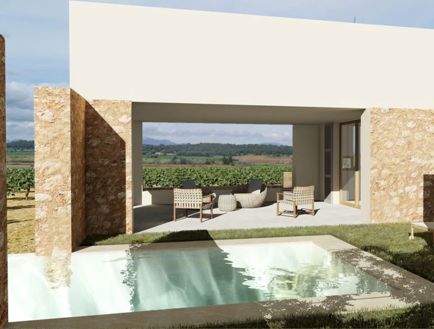 New development: Construction with high qualities in Sineu-8