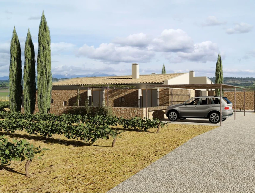 New development: Construction with high qualities in Sineu-7