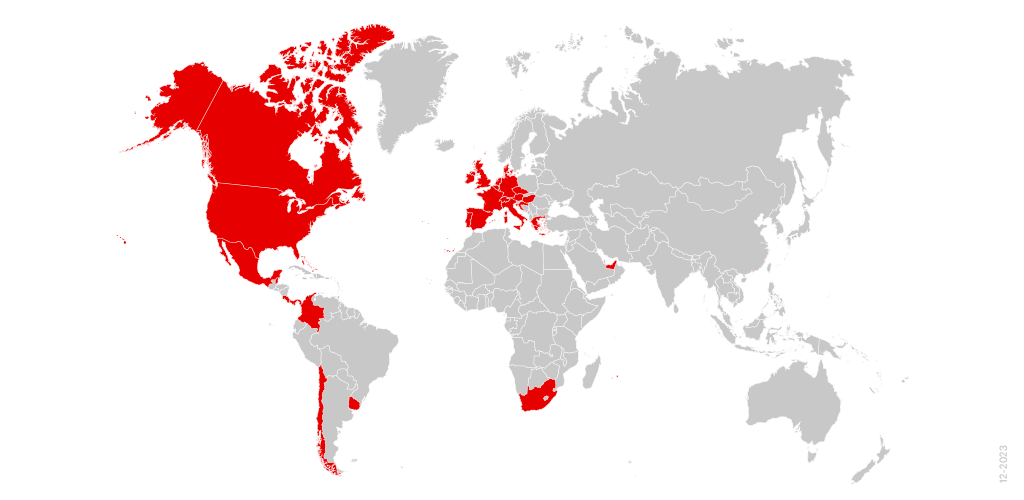 World Map EV