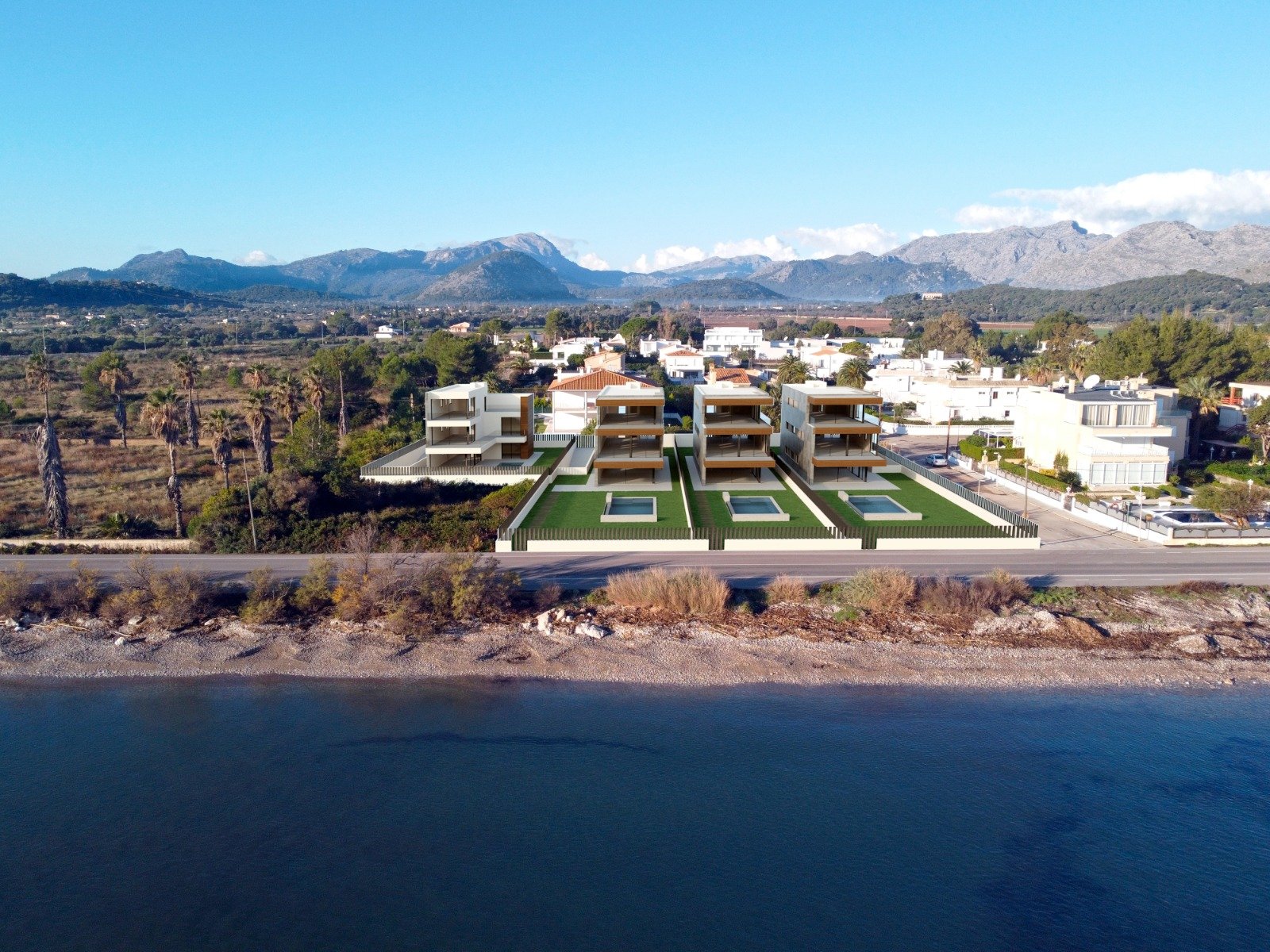 Progetto di villa di lusso sul lungomare di Puerto Pollensa