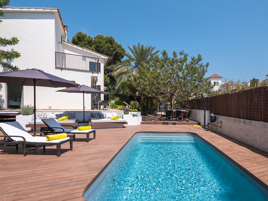 Holiday villa in Portals Nous close to the beach